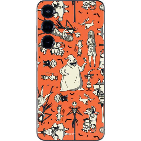 Disney The Nightmare Before Christmas Character Pattern print Galaxy S25 Skin
